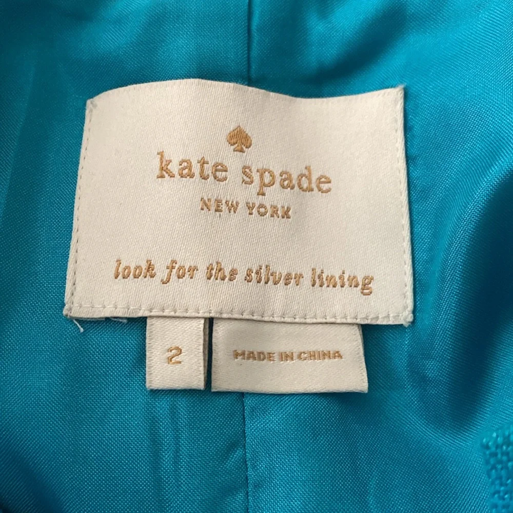 KATE SPADE Turquoise Linen Dress